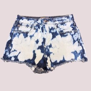 Joe’s Blue‎ and White Tie-Dye Denim Shorts - 25